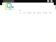 Tablet Screenshot of o2-fitness.fr